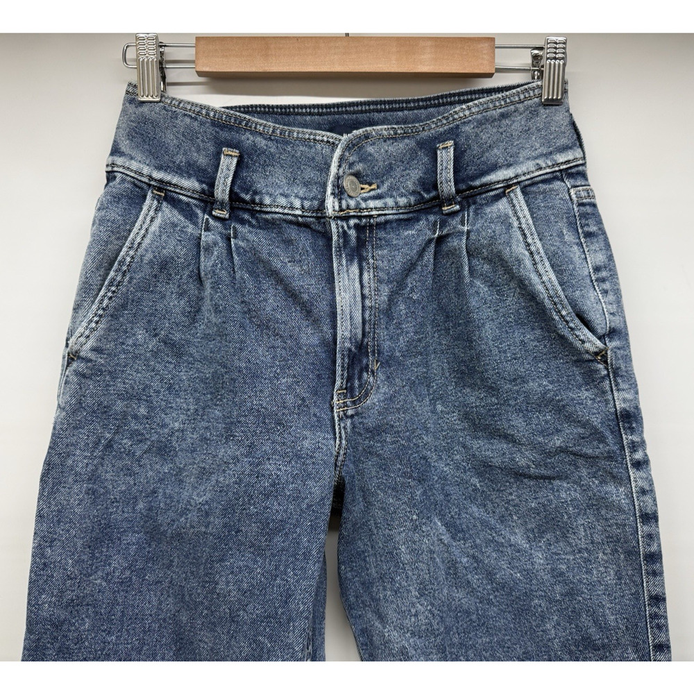 HOLLISTER California Ultra High-Rise Mom Jeans 28 Cotton Stretch Denim Jeans